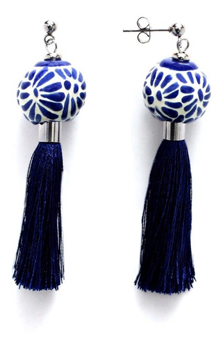 Aretes Rayo . Alonso Luis Atala. Talavera Y Acero