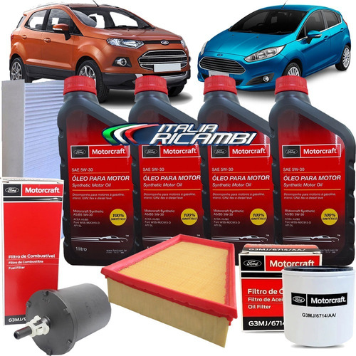 Kit Óleo 5w30 Ford Motorcraft Filtro - Ecosport New Fiesta