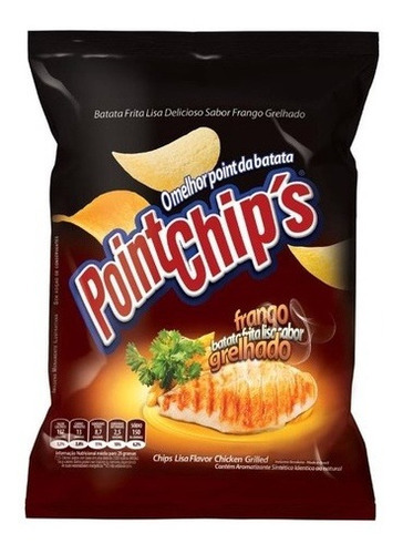 Chips Batata Frango Grelhado Com 24 Unidades - Point Chips