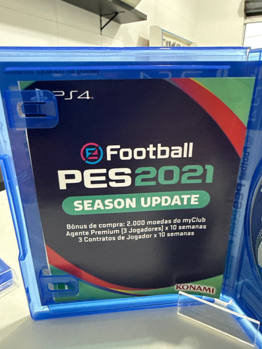 Efootball Pes 2021 Season Update Edition Konami Ps4 Físico (Usado)