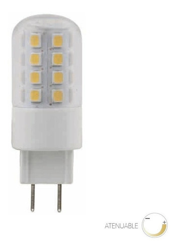 Foco Led 3w 127 V Gy6.35 3000k 3djcdled30v300 3djcdled30v300 Color de la luz Blanco cálido