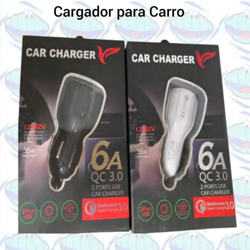 Cargador De Celular Para Carros 6a / Cargadores 