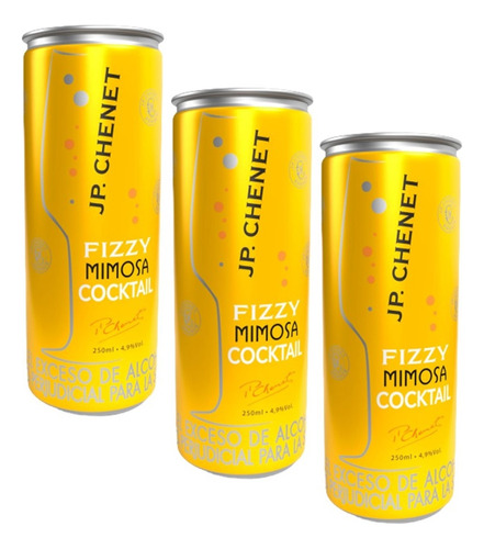 Champaña Jp Chenet Fizzy Mimosa 250 Ml X 3 Latas