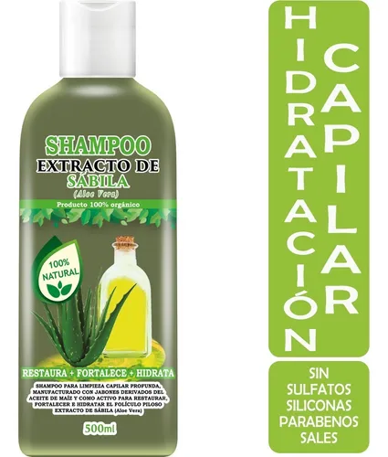 comprar Shampoo Vivenatural Orgánica Extracto De Sábila Hidratación de sabila en botella de 500mL de 500g por 1 unidad de 500mL