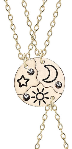 Set De 3 Collares De Sol Y Estrellas J Good Friend Stu 8630