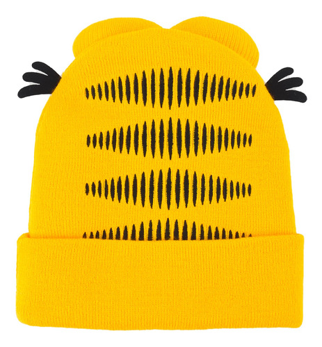Gorro De Punto Invierno Orejas De Gato 3d Y Borlas