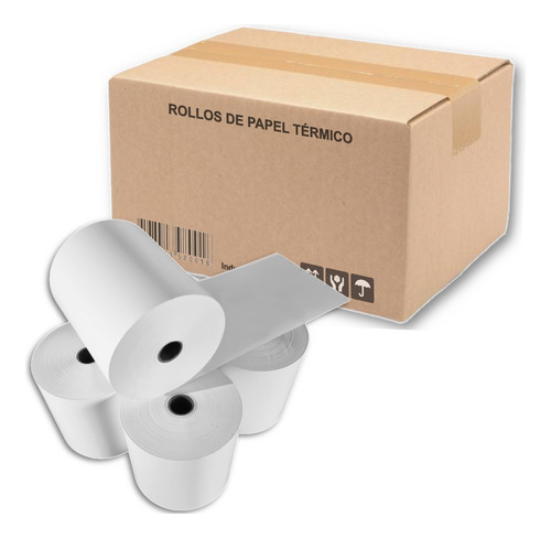 Pack 10 Rollos Papel Térmico 80x70 Ticket Comandera Fiscal