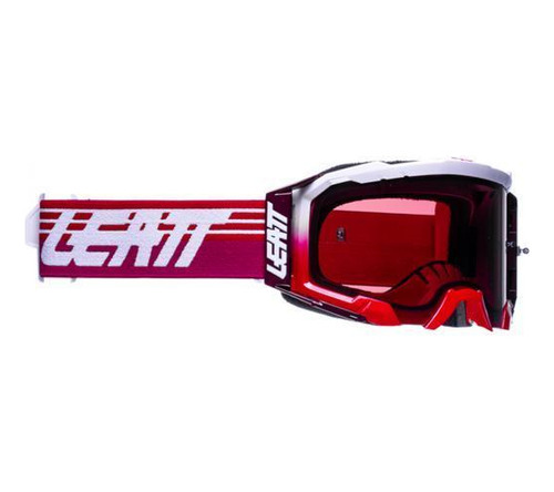 Óculos Motocross Leatt Velocity 5.5 Vermelho Branco