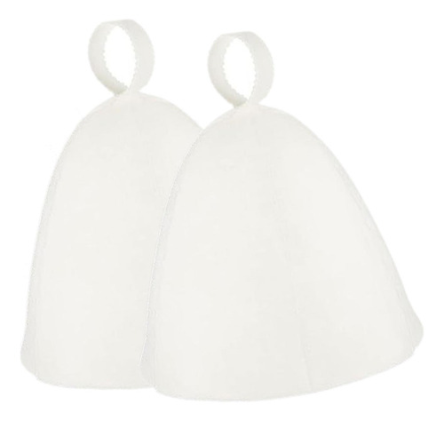 2 Gorros De Sauna, Gorros De , Gorros De 2 Piezas Blancas