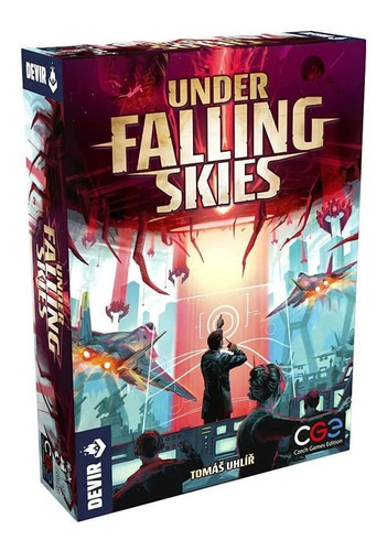 Under Falling Skies - Jogo De Tabuleiro Solo Devir