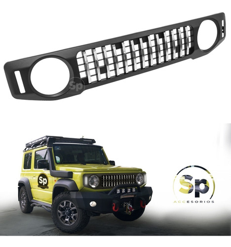 Parrilla Frontal Led Lateral Suzuki Jimny 2021+ Negro 