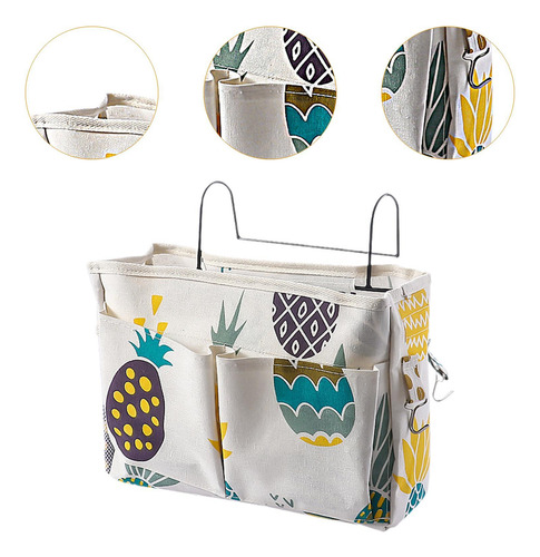Bolsa De Almacenamiento Para Colgar Junto A La Cama, Piña