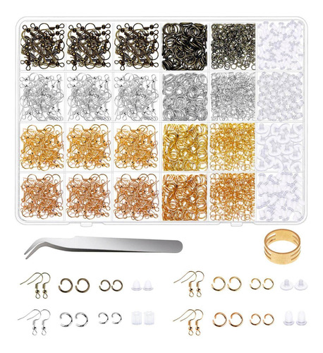 Shynek - Ganchos Para Aretes Para Hacer Joyas, Kit De 2500 P