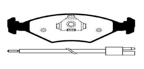 Pastillas De Freno Delanteras Litton P/ Fiat Uno Desde 93