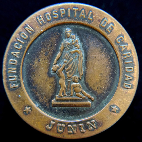 Medalla Junin, Buenos Aires. Hospital De Caridad, 1901