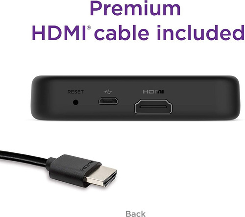Roku Premiere 3920 estándar 4K negro