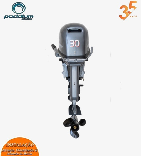 Imagem 2 de 3 de Motor De Popa Hidea Hd30f Partida Elétrica Manche - 30hp 2 T