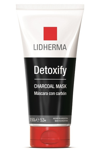 Lidherma Detoxify Charcoal Black Mascara Negra Impurezas