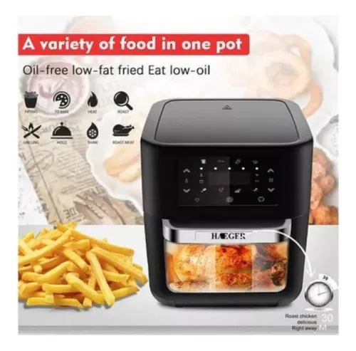 Freidora De Aire Air Fryer 12 Litros Haeger