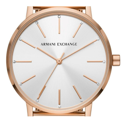 Relógio Armani Exchange Lola Fem Análogo Aço Inox