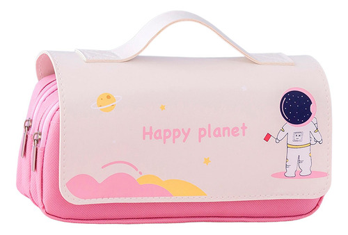Estuche Para Lápices, Bolsa De Papelería Ligera Para Rosa