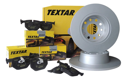 Kit Balatas Del/tras Jetta Mk6 2.0 2016 Textar Original 