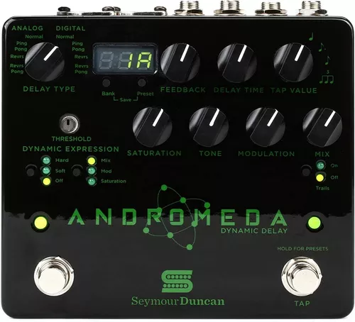 Pedal Seymour Duncan Andromeda Digital Delay E Saturação