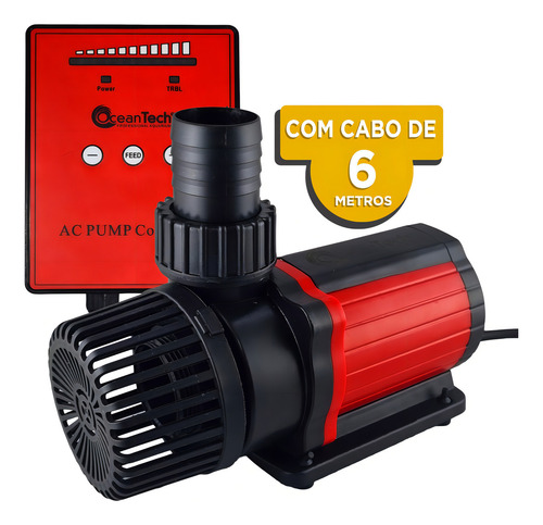 Bomba Oceantech 9000l/h Ac-9000 Com Controle Vazão Cabo 6m