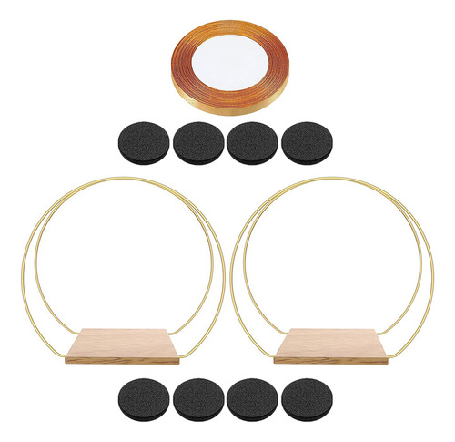Juego De 2 Aros Florales Para Coronas De Boda