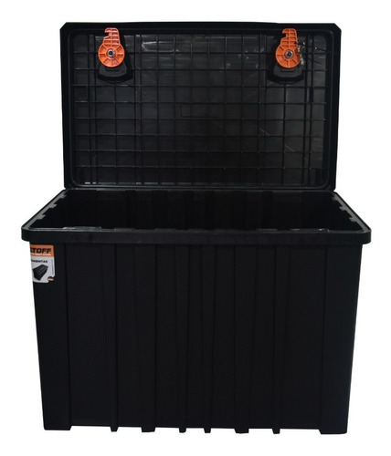 Caja Porta Herramientas Lüsqtoff - Baul Organizador 124lts Color Negro