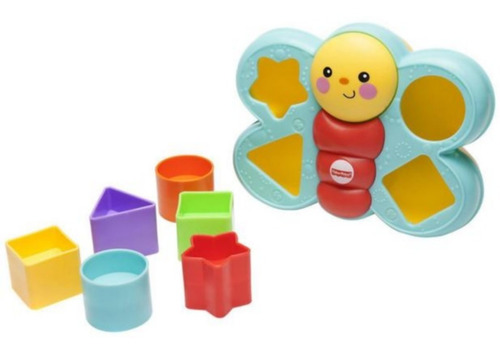 Fisher Price Encaixa Borboleta Com 6 Peças - Desenvolve