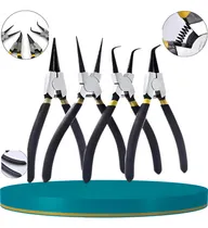 Comprar Jogo Kit Alicates Para Anel Trava De 7 Pol.4 Peças Int E Ext