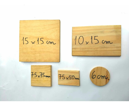 Base De Madera Usos Multiples Roseta Varios Tamaños