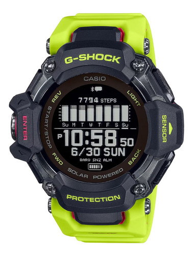 Relógio G-shock G-squad Sports Gbd-h2000-1a9dr - Casio
