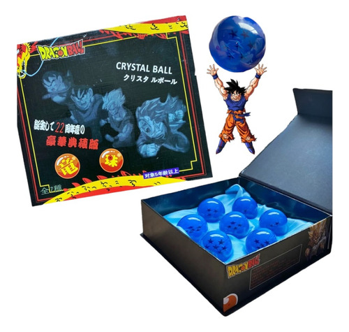 Esferas Del Dragón Ball Z Azules Colección *7 Unid Bandai