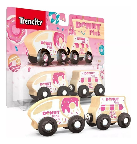 Trencity Vehículo Donut Pink