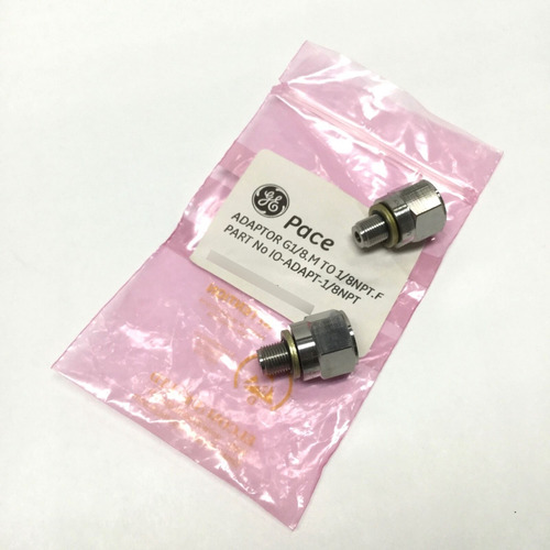 Lot Of 2 Ge Druck Pace Io-adapt-1/8npt Adapter, G1/8 Ccs
