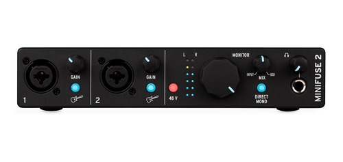 Placa Interfaz De Audio Usb Arturia Minifuse 2 Color Negro