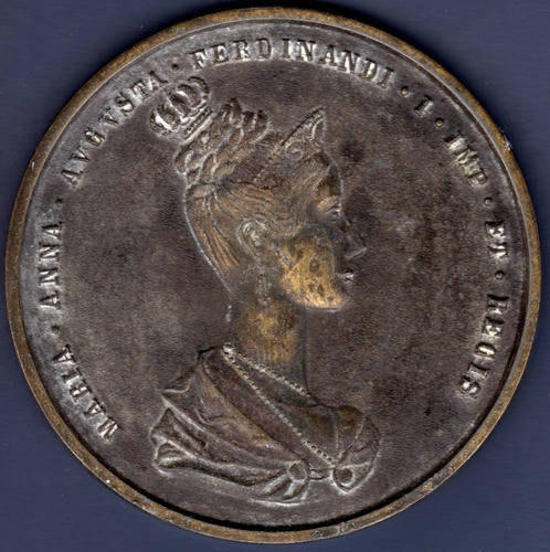 Medalla De Austria Replica Coronación De María Anna