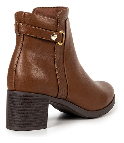 Botines De Vestir Bata Comfit Florence Marron Mujer