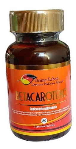 Betacaroteno 30 Caps.