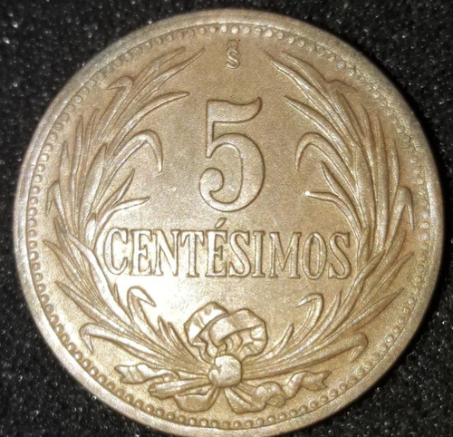 Moeda 5 Centesimos Ano 1951 Uruguai