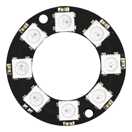 Módulo Anel Led Rgb 5050 Ws2812 Endereçável 8 Leds / Bits Nf
