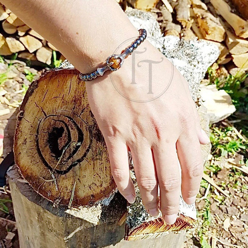 Imagen 7 de 8 de Pulsera Garras Dragón Targaryen Titanio 18k Hematita 6mm