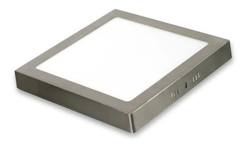 Plafón Led Cuadrado 18w 22x22cm Platil Aplique Candil