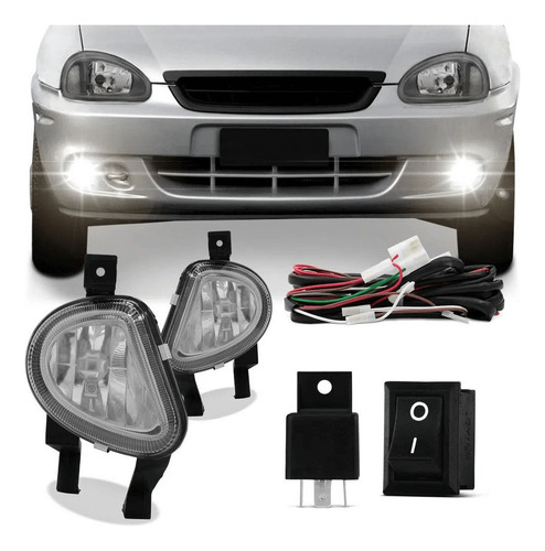 Kit Farol De Neblina Corsa Sedan 2008 2009 2010 2007 2006 05