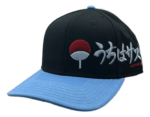 Gorra Curva Naruto Negra Sasuke Para Hombre Y Mujer Original