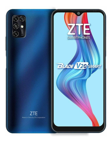 Imagen 3 de 4 de ZTE Blade V20 Smart 128 GB azul 4 GB RAM