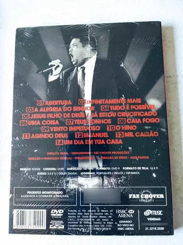 Dvd Faz Chover - Fernandinho - Lacrado