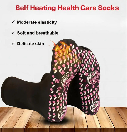 Calcetines Cortos Autocalentables Unisex Para Deportes De Es